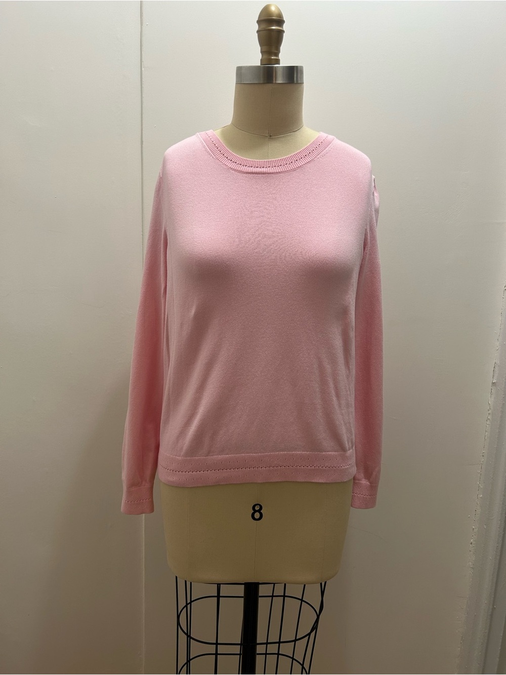 Boden Soft Pink Crewneck Sweater